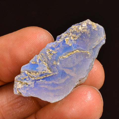 Marvellous Top Grade Quality 100% Natural Welo Fire Ethiopian Opal Rough Loose Gemstone For Making Jewelry 33X15X12 MM 21.00 Cts. KR60-23 Sunkarton