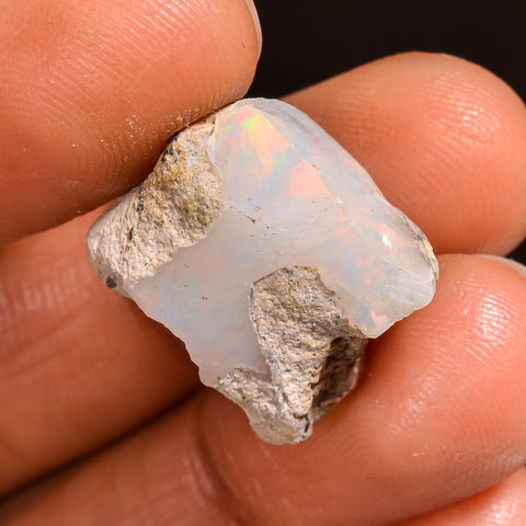 Mind Blowing Top Grade Quality 100% Natural Welo Fire Ethiopian Opal Rough Loose Gemstone For Making Jewelry 17X13X9 MM 10.50 Cts. KR60-24 Sunkarton