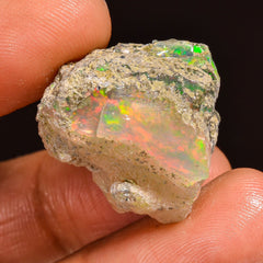 Wonderful Top Grade Quality 100% Natural Welo Fire Ethiopian Opal Rough Loose Gemstone For Making Jewelry 21X20X14 MM 23.50 Cts. KR60-31 Sunkarton