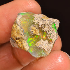 Elegant Top Grade Quality 100% Natural Welo Fire Ethiopian Opal Fancy Rough Loose Gemstone For Making Jewelry 19X16X12 MM 20.00 Cts. KR60-44 Sunkarton