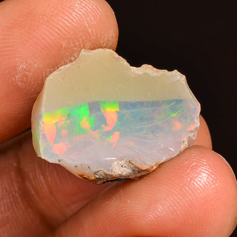 Splendid Top Grade Quality 100% Natural Welo Fire Ethiopian Opal Fancy Rough Loose Gemstone For Making Jewelry 18X14X12 MM 12.00 Cts. KR60-7 Sunkarton
