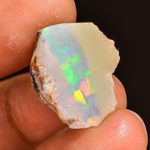 Splendid Top Grade Quality 100% Natural Welo Fire Ethiopian Opal Fancy Rough Loose Gemstone For Making Jewelry 18X14X12 MM 12.00 Cts. KR60-7 Sunkarton