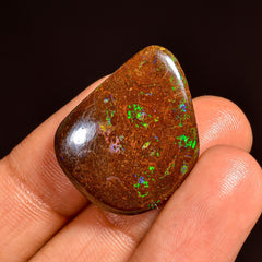 Tempting Top Grade Quality 100% Natural Boulder Opal Fancy Shape Cabochon Loose Gemstone For Making Jewelry 23X18X4 MM 19.00 Cts. KR62-11 Sunkarton