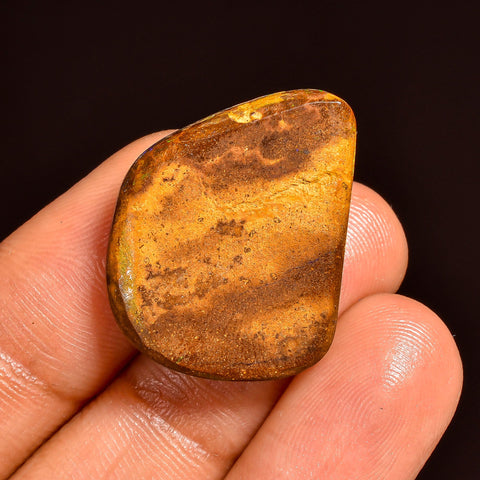 Tempting Top Grade Quality 100% Natural Boulder Opal Fancy Shape Cabochon Loose Gemstone For Making Jewelry 23X18X4 MM 19.00 Cts. KR62-11 Sunkarton