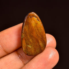 Terrific Top Grade Quality 100% Natural Boulder Opal Fancy Shape Cabochon Loose Gemstone For Making Jewelry 26X15X6 MM 25.50 Cts. KR62-12 Sunkarton
