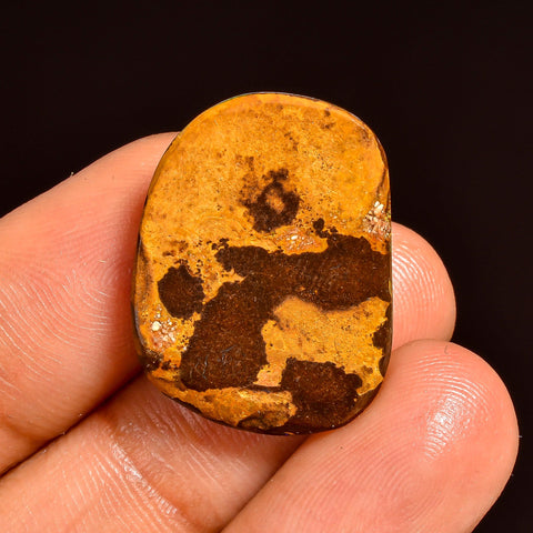 Unique Top Grade Quality 100% Natural Boulder Opal Fancy Shape Cabochon Loose Gemstone For Making Jewelry 22X17X5 MM 16.50 Cts. KR62-13 Sunkarton
