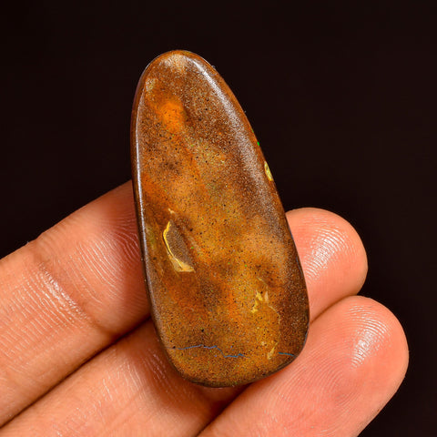 Fantastic Top Grade Quality 100% Natural Boulder Opal Fancy Shape Cabochon Loose Gemstone For Making Jewelry 36X17X5 MM 35.00 Cts. KR62-19 Sunkarton