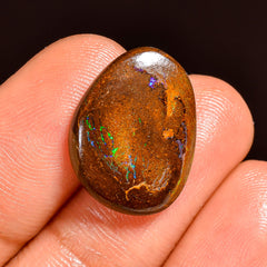 Terrific Top Grade Quality 100% Natural Boulder Opal Fancy Shape Cabochon Loose Gemstone For Making Jewelry 18X13X3 MM 07.00 Cts. KR62-2 Sunkarton