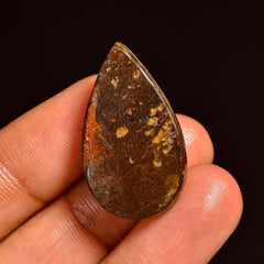 Mind Blowing Top Grade Quality 100% Natural Boulder Opal Pear Shape Cabochon Loose Gemstone For Making Jewelry 28X16X7 MM 26.00 Cts. KR62-5 Sunkarton