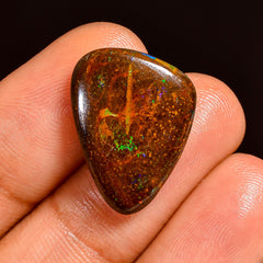 Stunning Top Grade Quality 100% Natural Boulder Opal Fancy Shape Cabochon Loose Gemstone For Making Jewelry 19X15X4 MM 10.00 Cts. KR62-9 Sunkarton