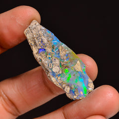 Fabulous Top Grade Quality 100% Natural Welo Fire Ethiopian Opal Fancy Rough Loose Gemstone For Making Jewelry 37X15X9 MM 18.50 Cts. KR63-35 Sunkarton