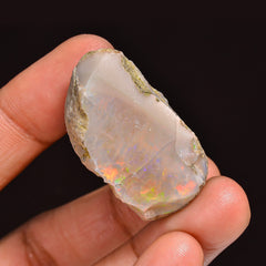 Fantastic Top Grade Quality 100% Natural Welo Fire Ethiopian Opal Fancy Rough Loose Gemstone For Making Jewelry 33X24X17MM 65.00 Cts KR63-36 Sunkarton