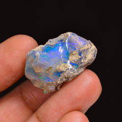 Supreme Top Grade Quality 100% Natural Welo Fire Ethiopian Opal Fancy Rough Loose Gemstone For Making Jewelry 26X15X12 MM 20.00 Cts. KR63-46 Sunkarton