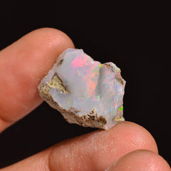 Tempting Top Grade Quality 100% Natural Welo Fire Ethiopian Opal Fancy Rough Loose Gemstone For Making Jewelry 20X16X11 MM 13.00 Cts KR63-47 Sunkarton