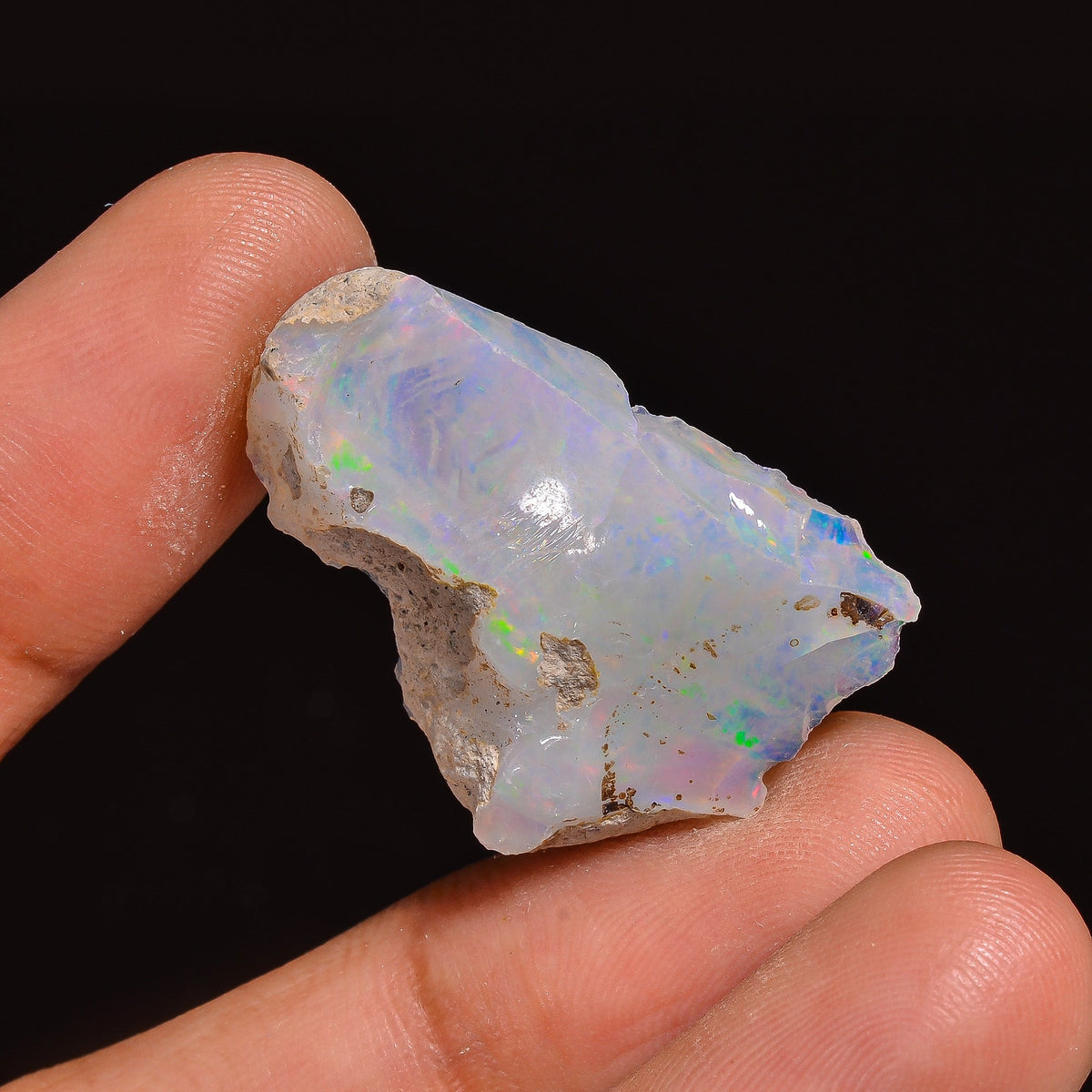 Unique Top Grade Quality 100% Natural Welo Fire Ethiopian Opal Fancy Rough Loose Gemstone For Making Jewelry 29X21X7 MM 15.00 Cts. KR63-49 Sunkarton