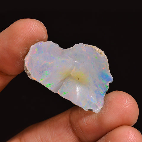 Unique Top Grade Quality 100% Natural Welo Fire Ethiopian Opal Fancy Rough Loose Gemstone For Making Jewelry 29X21X7 MM 15.00 Cts. KR63-49 Sunkarton