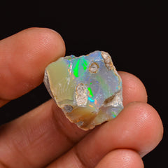 Amazing Top Grade Quality 100% Natural Welo Fire Ethiopian Opal Fancy Rough Loose Gemstone For Making Jewelry 20X16X15 MM 20.50 Cts. KR63-51 Sunkarton