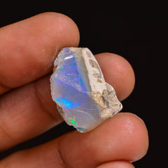 Awesome Top Grade Quality 100% Natural Welo Fire Ethiopian Opal Fancy Rough Loose Gemstone For Making Jewelry 19X15X11 MM 12.50 Cts. KR63-53 Sunkarton