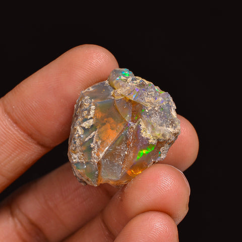 Elegant Top Grade Quality 100% Natural Welo Fire Ethiopian Opal Fancy Rough Loose Gemstone For Making Jewelry 24X20X14 MM 35.00 Cts. KR63-59 Sunkarton
