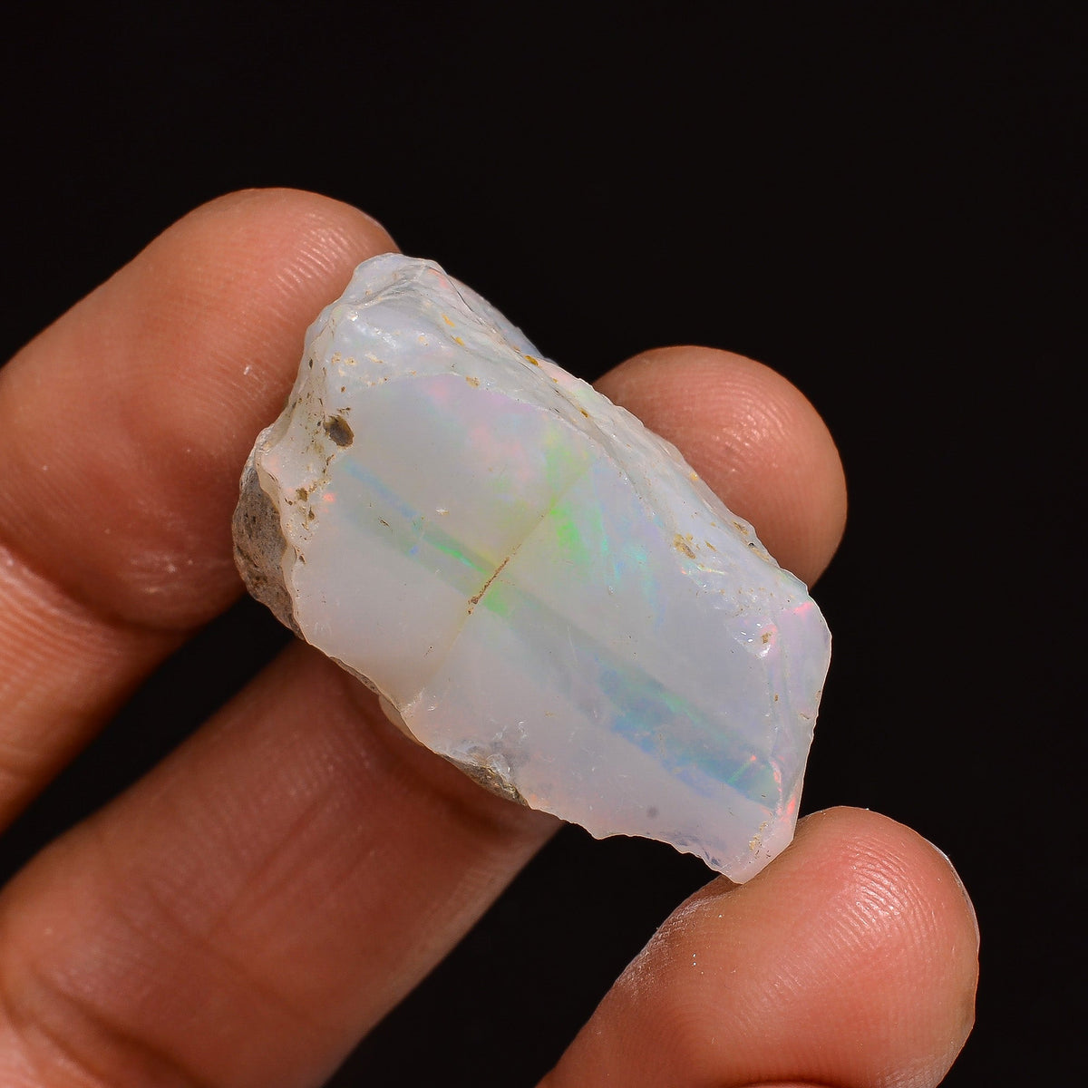 Fantastic Top Grade Quality 100% Natural Welo Fire Ethiopian Opal Fancy Rough Loose Gemstone For Making Jewelry 28X22X15MM 35.50 Cts KR63-61 Sunkarton