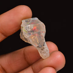 Gorgeous Top Grade Quality 100% Natural Welo Fire Ethiopian Opal Fancy Rough Loose Gemstone For Making Jewelry 28X21X11 MM 27.00 Cts KR63-62 Sunkarton