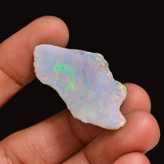 Splendid Top Grade Quality 100% Natural Welo Fire Ethiopian Opal Fancy Rough Loose Gemstone For Making Jewelry 37X18X7 MM 15.00 Cts. KR63-68 Sunkarton