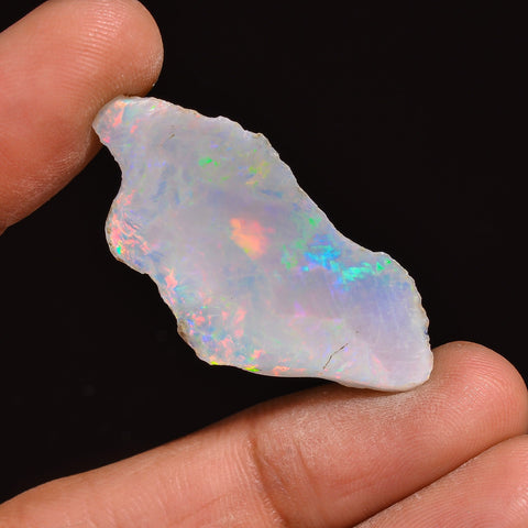 Splendid Top Grade Quality 100% Natural Welo Fire Ethiopian Opal Fancy Rough Loose Gemstone For Making Jewelry 37X18X7 MM 15.00 Cts. KR63-68 Sunkarton