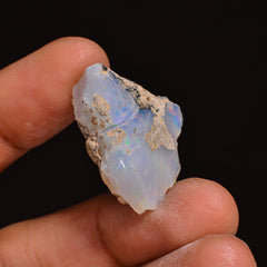 Unique Top Grade Quality 100% Natural Welo Fire Ethiopian Opal Fancy Rough Loose Gemstone For Making Jewelry 25X16X11 MM 15.00 Cts. KR63-74 Sunkarton