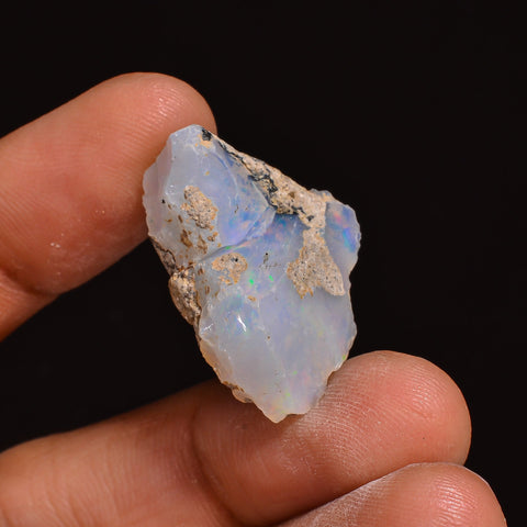 Unique Top Grade Quality 100% Natural Welo Fire Ethiopian Opal Fancy Rough Loose Gemstone For Making Jewelry 25X16X11 MM 15.00 Cts. KR63-74 Sunkarton