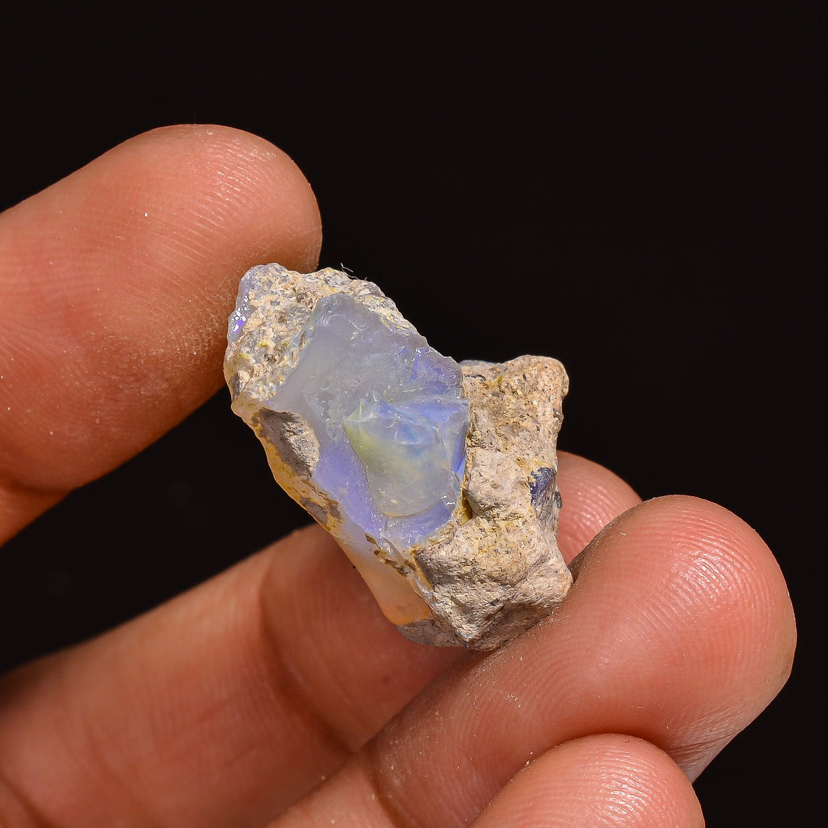 Elegant Top Grade Quality 100% Natural Welo Fire Ethiopian Opal Fancy Rough Loose Gemstone For Making Jewelry 22X18X14 MM 17.00 Cts. KR63-84 Sunkarton