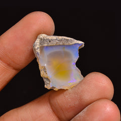 Elegant Top Grade Quality 100% Natural Welo Fire Ethiopian Opal Fancy Rough Loose Gemstone For Making Jewelry 22X18X14 MM 17.00 Cts. KR63-84 Sunkarton