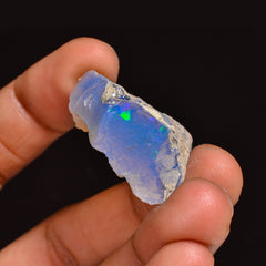 Immaculate Top Grade Quality 100% Natural Welo Fire Ethiopian Opal Fancy Rough Loose Gemstone For Making Jewelry 36X20X11MM 30.50 Cts KR6388 Sunkarton