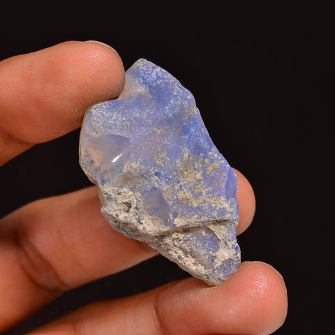 Immaculate Top Grade Quality 100% Natural Welo Fire Ethiopian Opal Fancy Rough Loose Gemstone For Making Jewelry 36X20X11MM 30.50 Cts KR6388 Sunkarton