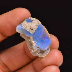 Mind Blowing Top Grade Quality 100% Natural Welo Fire Ethiopian Opal Rough Loose Gemstone For Making Jewelry 26X16X12 MM 20.00 Cts. KR63-91 Sunkarton