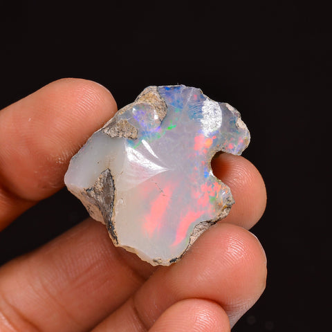 Outstanding Top Grade Quality 100% Natural Welo Fire Ethiopian Opal Rough Loose Gemstone For Making Jewelry 25X22X14 MM 28.50 Cts. KR63-92 Sunkarton