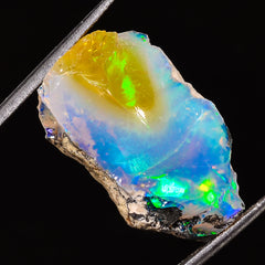 100% Natural Welo Fire Ethiopian Opal Rough Loose Gemstone 23X13X10 MM 16.5 Cts. Sunkarton