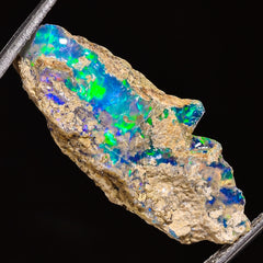 100% Natural Welo Fire Ethiopian Opal Rough Loose Gemstone 30X13X9 MM 13.5 Cts. Sunkarton