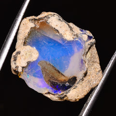100% Natural Welo Fire Ethiopian Opal Rough Loose Gemstone 22X16X6 MM 10.5 Cts. Sunkarton