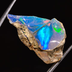 100% Natural Welo Fire Ethiopian Opal Rough Loose Gemstone 34X22X16 MM 53.5 Cts. Sunkarton