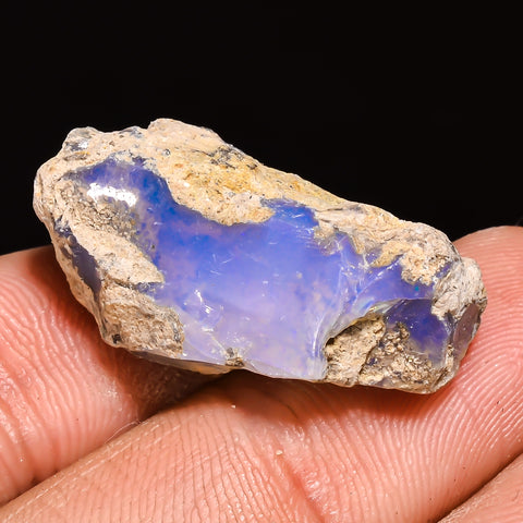 100% Natural Welo Fire Ethiopian Opal Rough Loose Gemstone 25X13X12 MM 16 Cts. Sunkarton