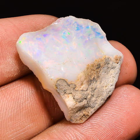 100% Natural Welo Fire Ethiopian Opal Rough Loose Gemstone 24X9X5 MM 13 Cts. Sunkarton