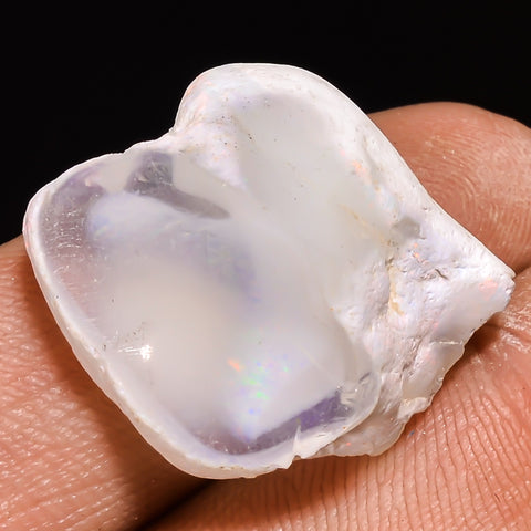 100% Natural Welo Fire Ethiopian Opal Rough Loose Gemstone 23X20X12 MM 25 Cts. Sunkarton