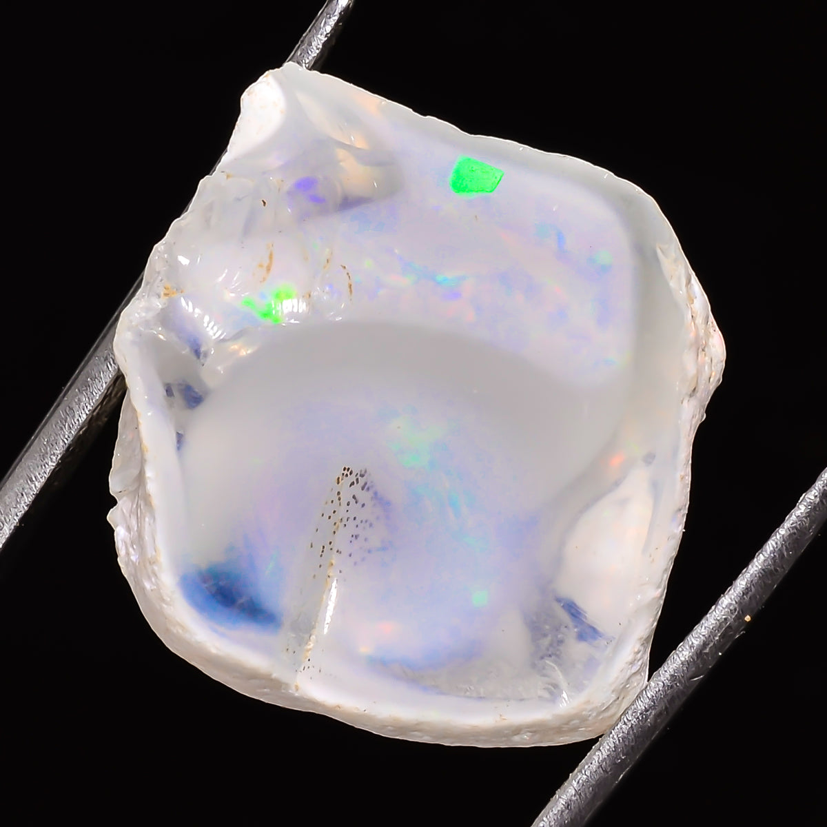100% Natural Welo Fire Ethiopian Opal Rough Loose Gemstone 23X20X12 MM 25 Cts. Sunkarton