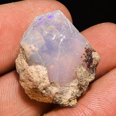 100% Natural Welo Fire Ethiopian Opal Rough Loose Gemstone 21X17X7 MM 11 Cts. Sunkarton